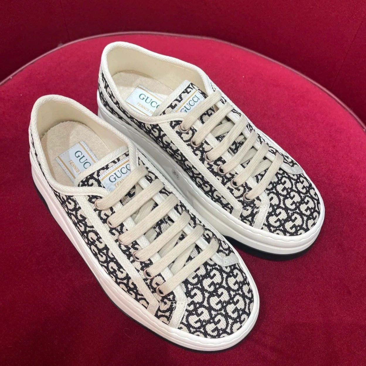 GG Sneaker Tennis 1977 Trainer Black Caro