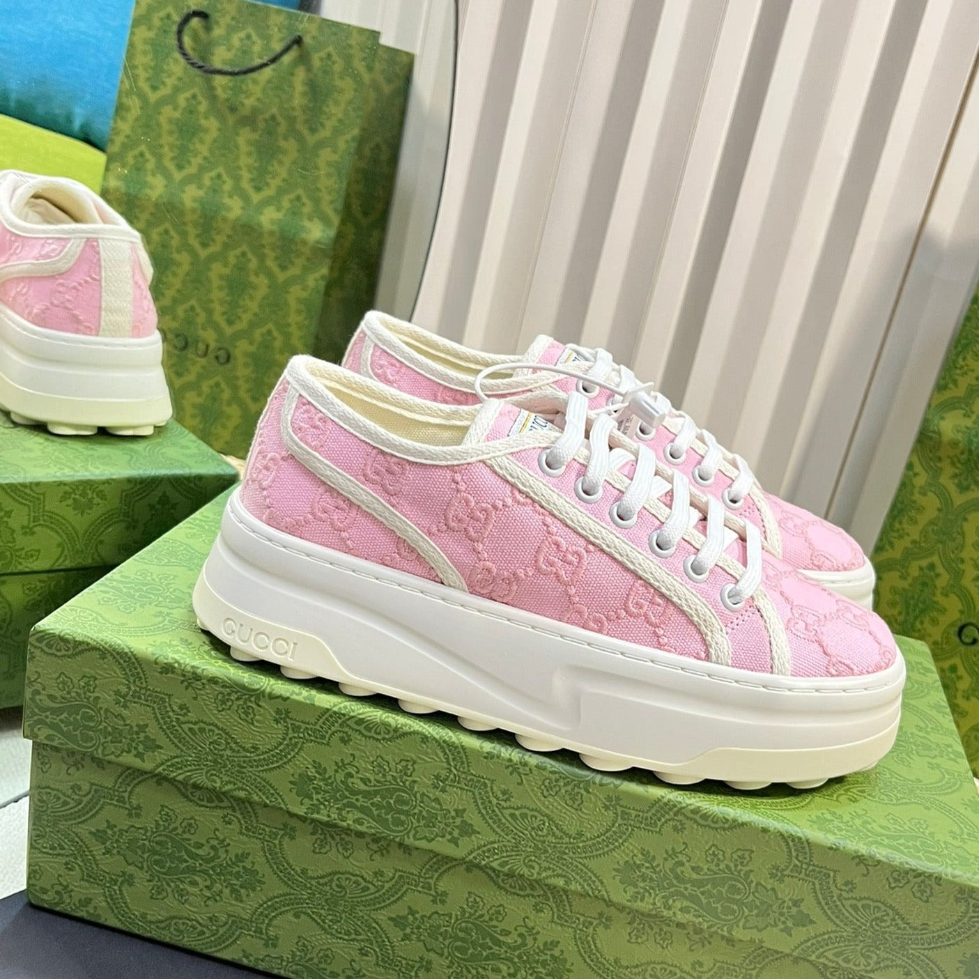 GG Sneaker Tennis 1977 Trainer Pink Pastel