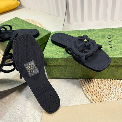 GG Rubber Slide Black