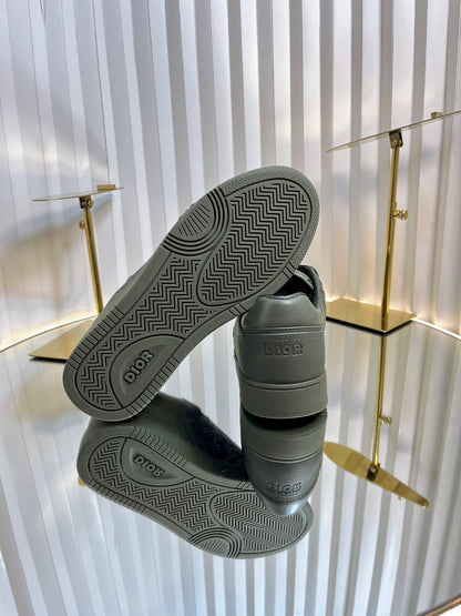 B27 LOW-TOP SNEAKER ARMY GREEN SMOOTH CALFSKIN