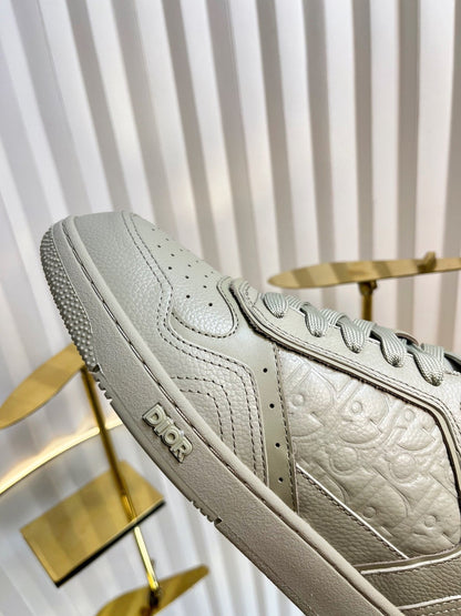 B27 LOW-TOP SNEAKER TROUT GRAY SMOOTH CALFSKIN