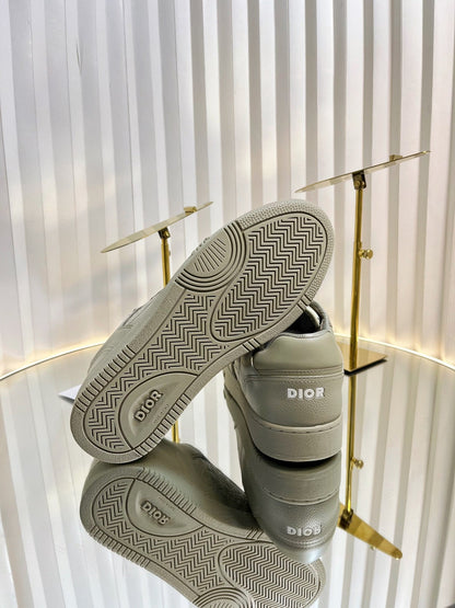 B27 LOW-TOP SNEAKER TROUT GRAY SMOOTH CALFSKIN