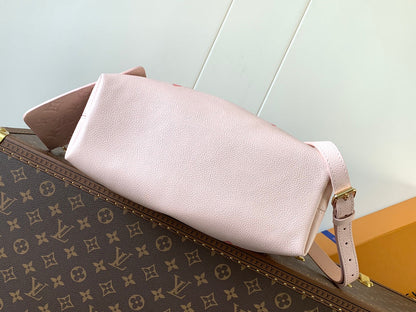 BUNDLE BAG 28 IN PINK MONOGRAM EMPREINTE COWHIDE