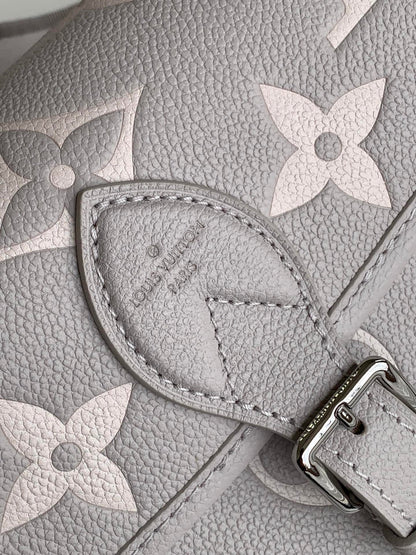 DIANE 24 IN GREY MONOGRAM EMPREINTE LEATHER