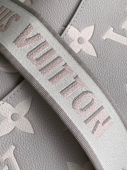 DIANE 24 IN GREY MONOGRAM EMPREINTE LEATHER