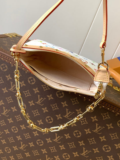 POCHETTE ACCESSOIRES BAG 22 IN MULTICOLOR MONOGRAM CANVAS AND COWHIDE