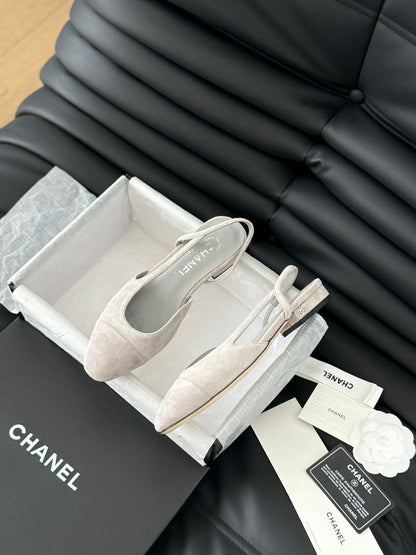CLASSIC SLINGBACK GREY CLOUD SUEDE