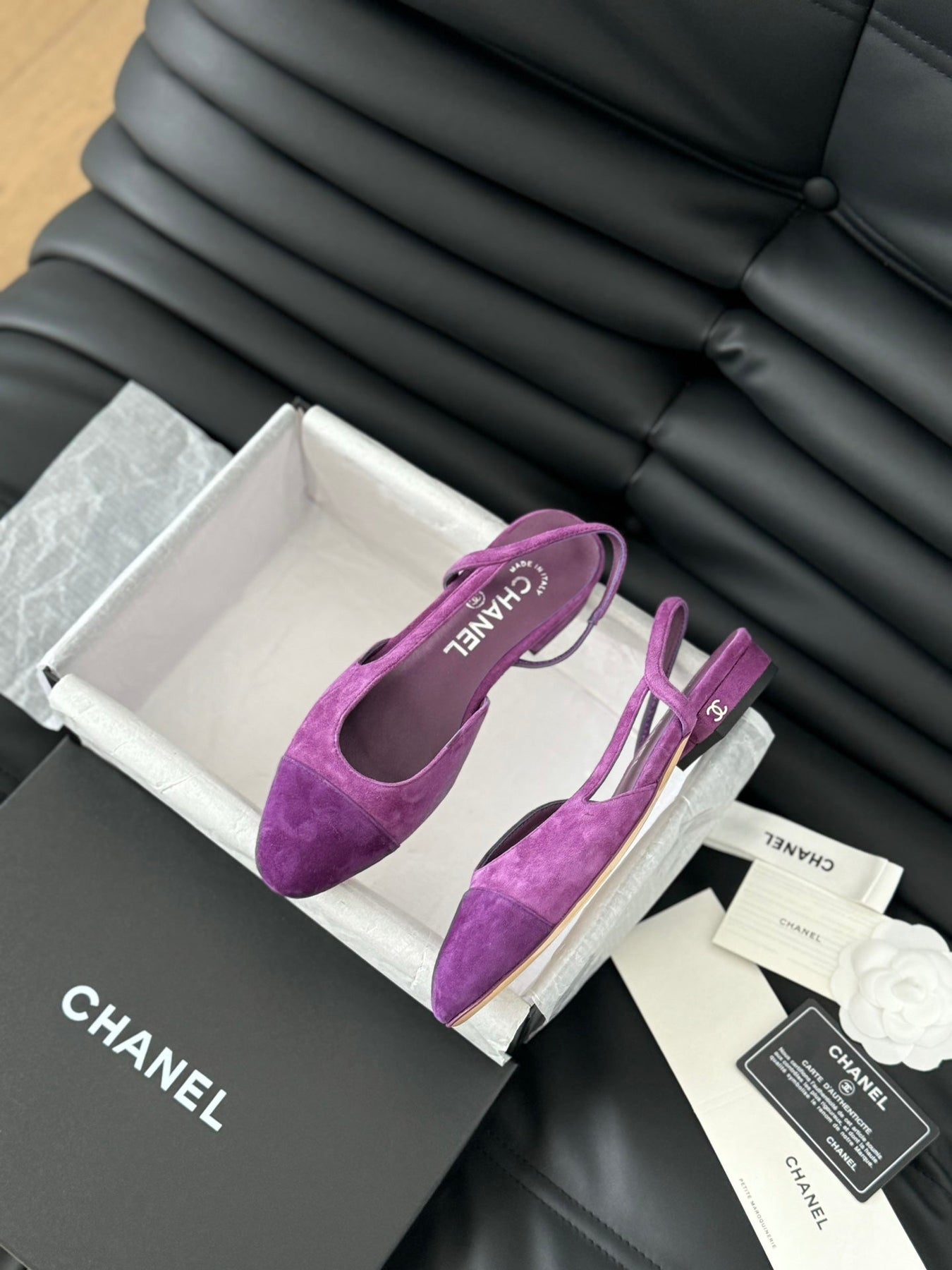 CLASSIC SLINGBACK VIOLET PURPLE SUEDE