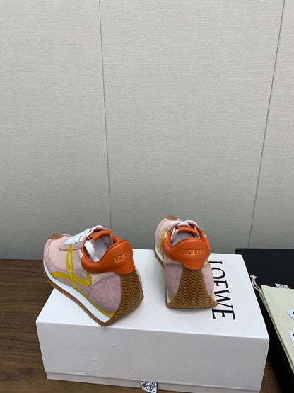 LW FLOW RUNNER SNEAKER LIGHT PINK SUEDE