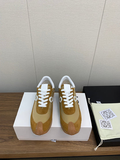 LW FLOW RUNNER SNEAKER GOLDENROD SUEDE