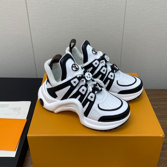 LV ARCHLIGHT SNEAKER BLACK MIX WHITE