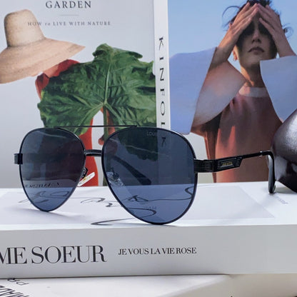 PILOT SUNGLASS 581365 IN BLACK METAL