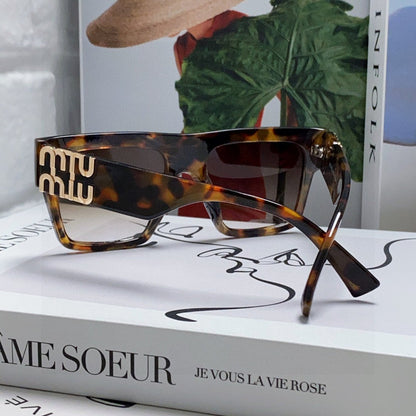 RUNWAY SQUARE SUNGLASSES 513009 IN HAVANA ACETATE