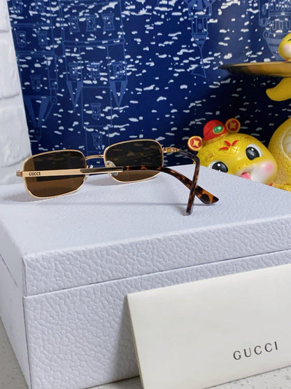 RECTANGULAR FRAME SUNGLASSES GG1457S IN METAL