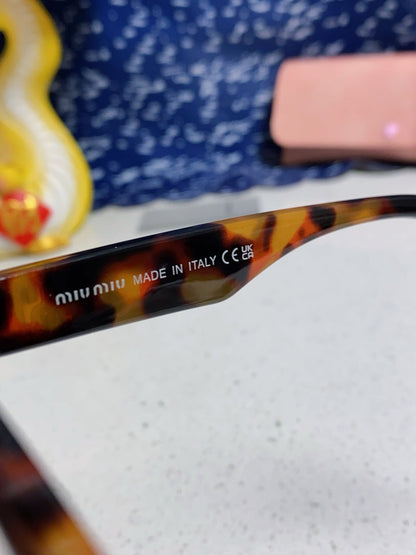 RUNWAY SUNGLASSES 567506 IN HAVANA ACETATE BRONZE LOGO