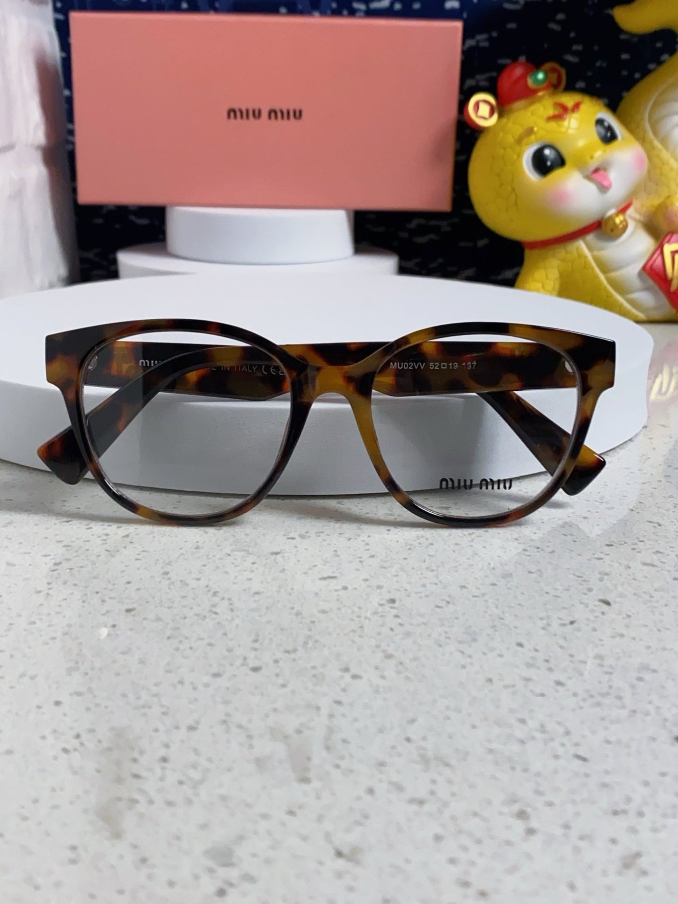 RUNWAY SUNGLASSES 567506 IN HAVANA ACETATE BRONZE LOGO