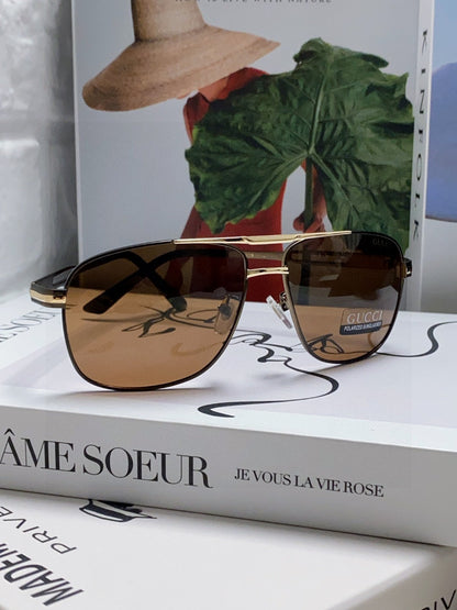 NAVIGATOR FRAME SUNGLASSES 570256 IN METAL