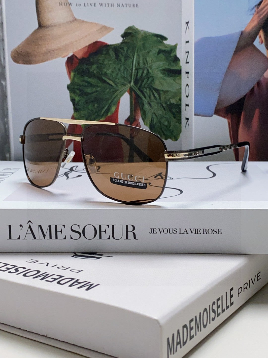 NAVIGATOR FRAME SUNGLASSES 570256 IN METAL