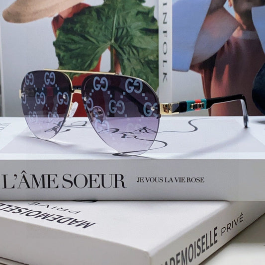 AVIATOR FRAME SUNGLASSES 570223 IN METAL