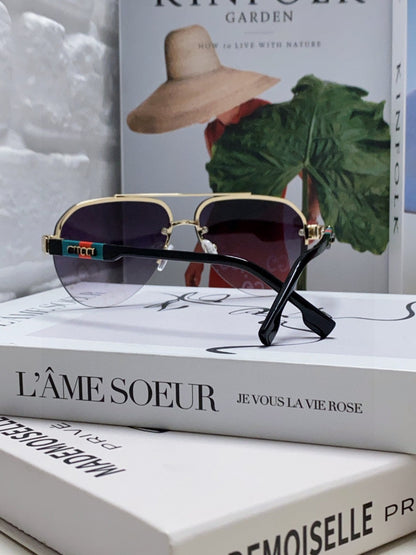 AVIATOR FRAME SUNGLASSES 570223 IN METAL