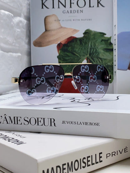 AVIATOR FRAME SUNGLASSES 570223 IN METAL