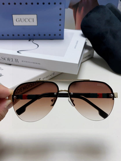 AVIATOR FRAME SUNGLASSES 570223 IN METAL