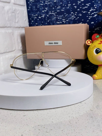 RUNWAY SUNGLASSES 571637 IN GOLD METAL CLEAR LENSES