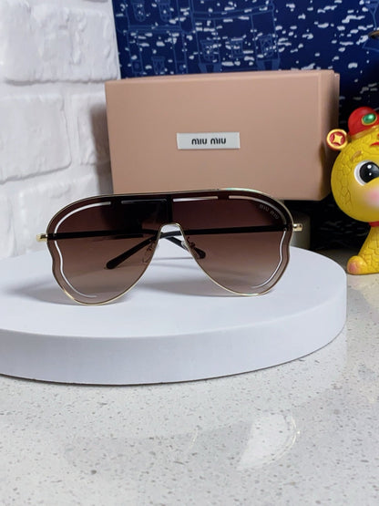 RUNWAY SUNGLASSES 571638 IN GOLD METAL BROWN SMOKE LENSES