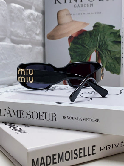 GLIMPSE SUNGLASSES 576821 IN BLACK ACETATE