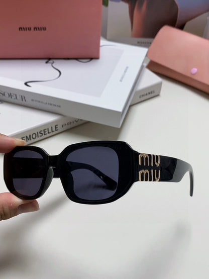 GLIMPSE SUNGLASSES 576821 IN BLACK ACETATE