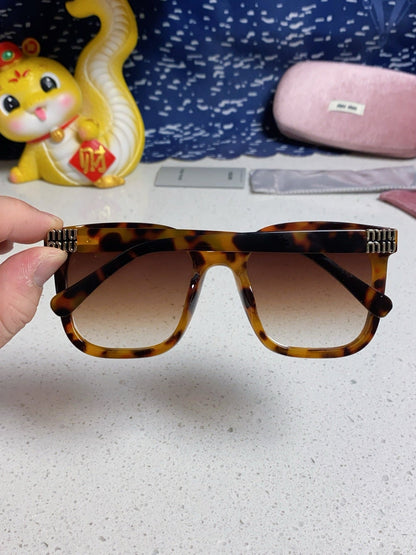 GLIMPSE SQUARE SUNGLASSES 554614 IN HAVANA ACETATE