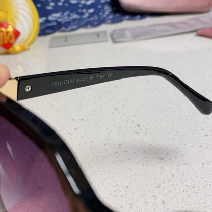 GLIMPSE SQUARE SUNGLASSES 554616 IN BLACK ACETATE GREY SMOKE LENS