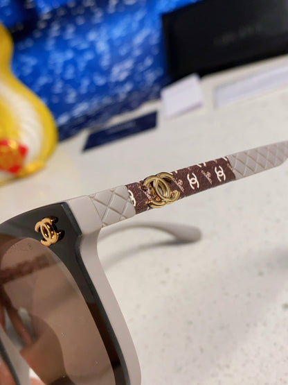 BROWNLINE SUNGLASSES 638936 IN LIGHT GRAY ACETATE