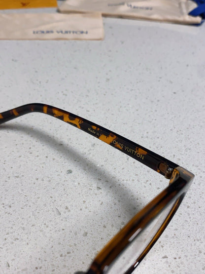 CAT EYE SUNGLASSES 573323 IN HAVANA ACETATE MONOGRAM LOGO