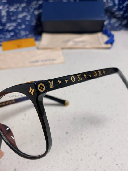 CAT EYE SUNGLASSES Z1657W IN BLACK ACETATE MONOGRAM LOGO