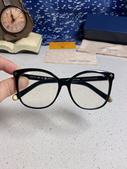 CAT EYE SUNGLASSES Z1657W IN BLACK ACETATE MONOGRAM LOGO