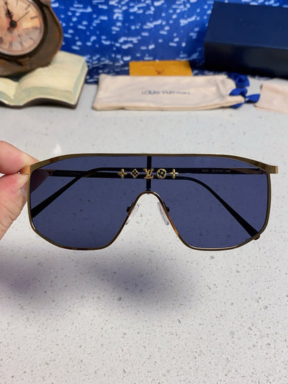 GOLDEN MASK SUNGLASSES 582735 IN GOLD METAL GREY LENSES