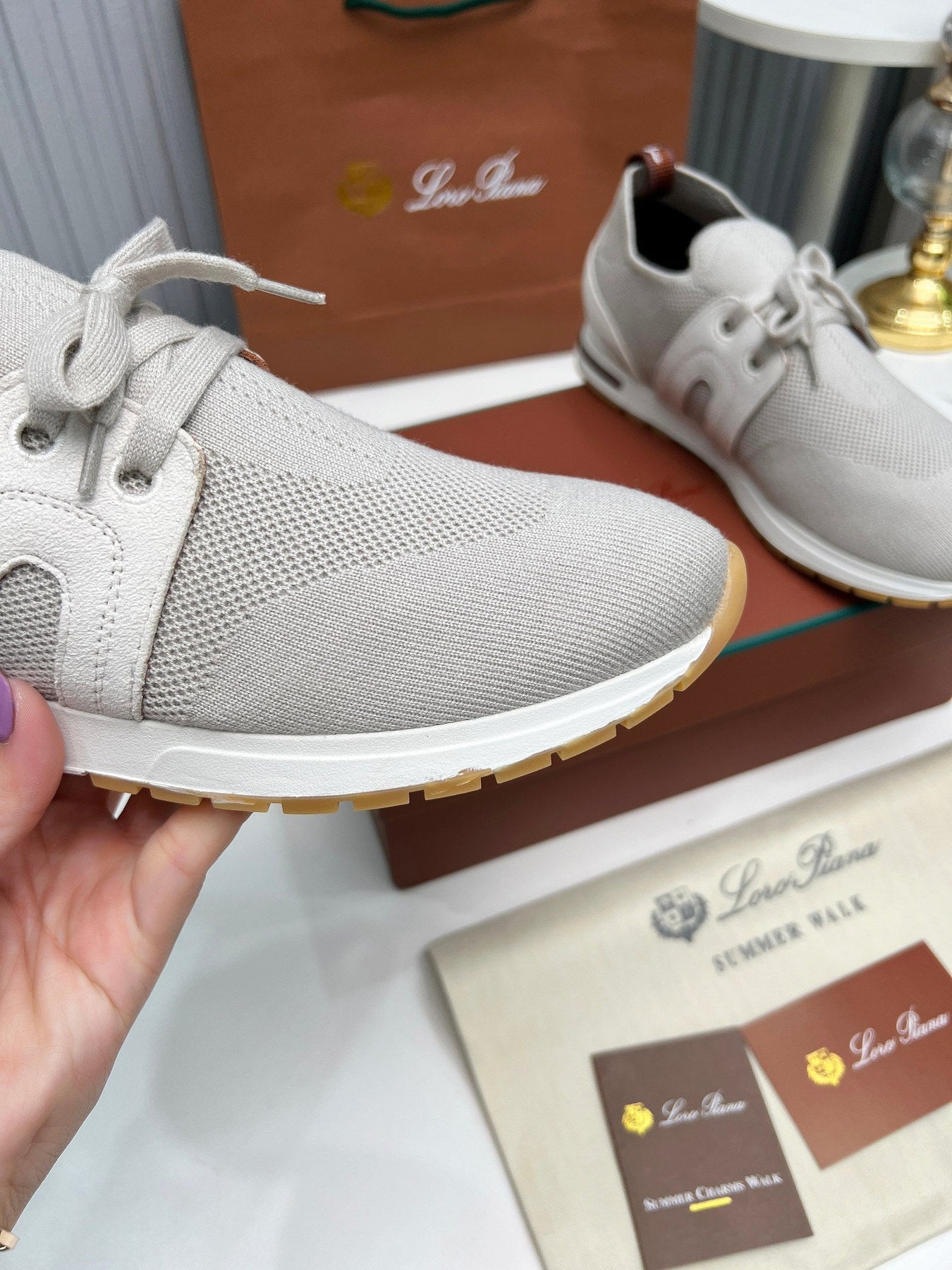 LP 360 FLEXY WALK SNEAKER LIGHT GRAY FABRICS