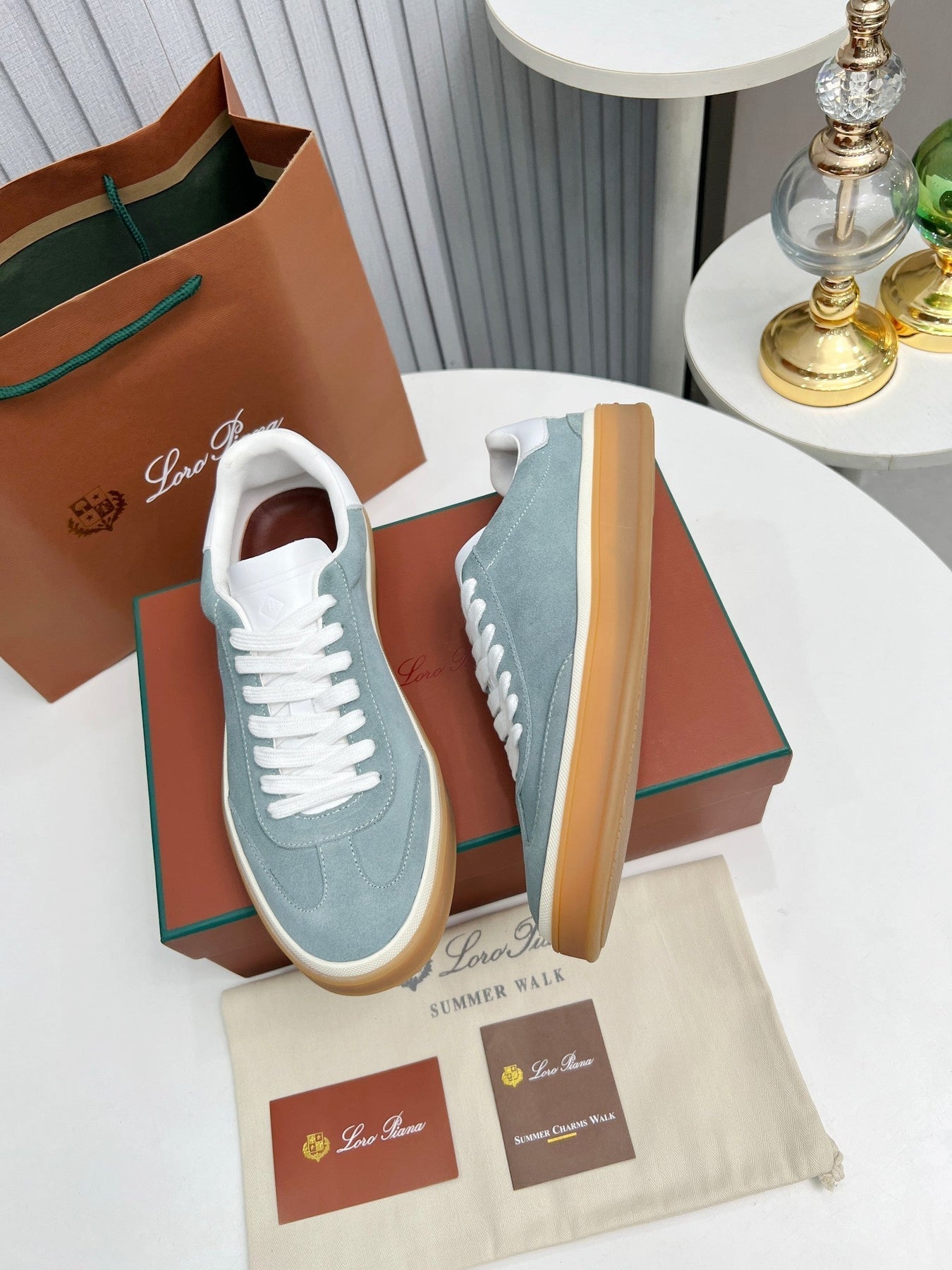 LP TENNIS WALK SNEAKERS STONE SUEDE
