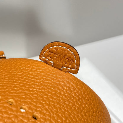 MINI NEO 18 EVELYNE BAG IN TAWNY BROWN GRAINED CALFSKIN