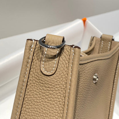 MINI NEO 18 EVELYNE BAG IN TORTILLA BROWN GRAINED CALFSKIN