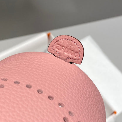 MINI NEO 18 EVELYNE BAG IN BABY PINK GRAINED CALFSKIN