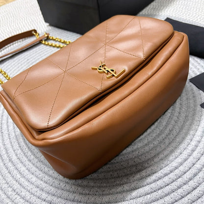 JAMIE 4.3 SMALL BAG 25 IN TAWNY BROWN LAMBSKIN GOLD HARDWARE