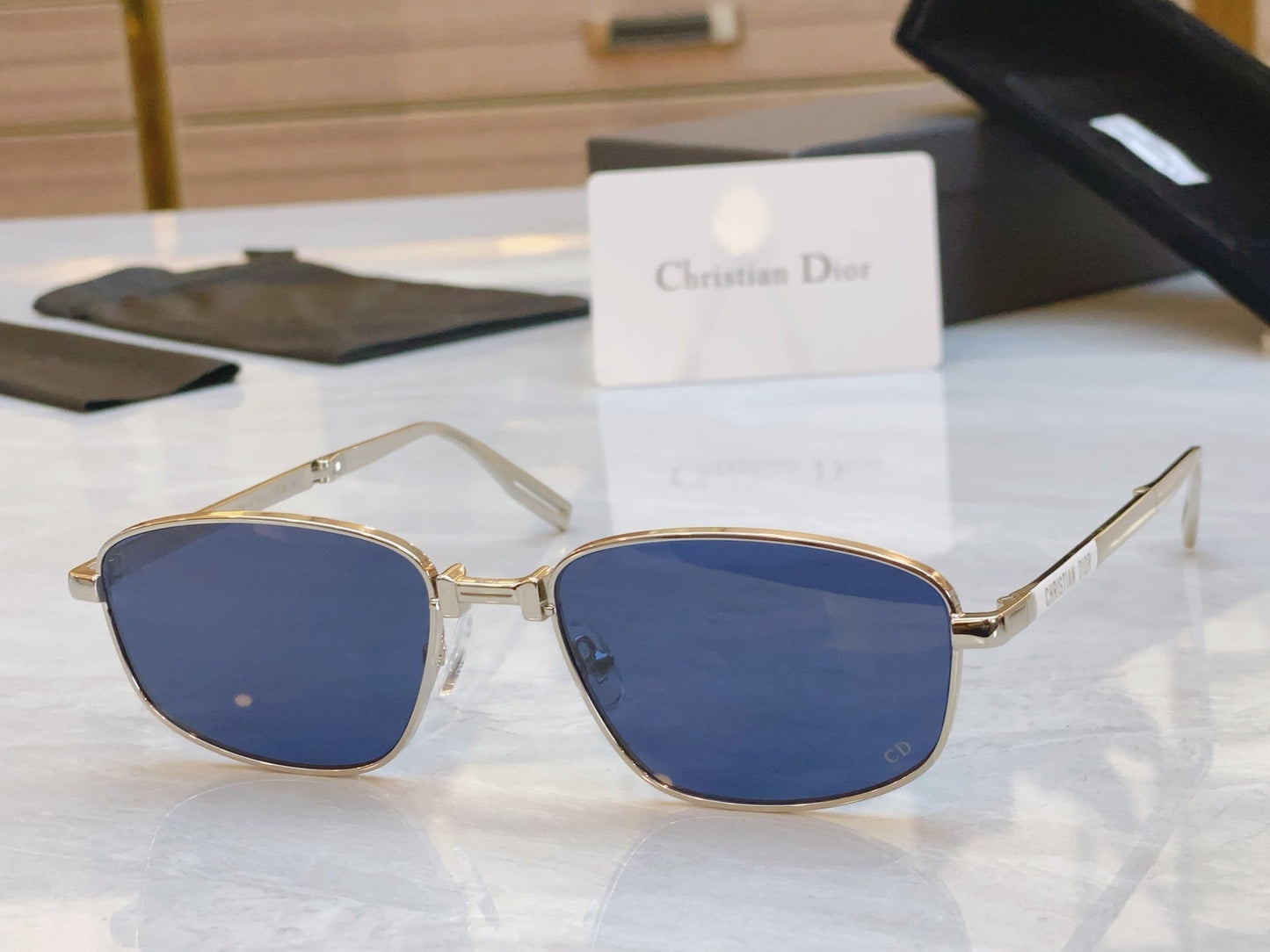 FOLDABLE SUNGLASS DIOR90A1U IN METAL