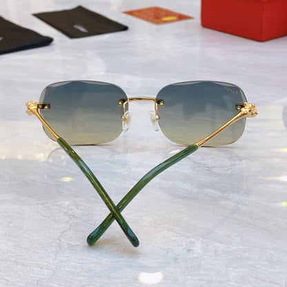 PANTHÈRE RECTANGULAR SUNGLASSES 575935 IN METAL