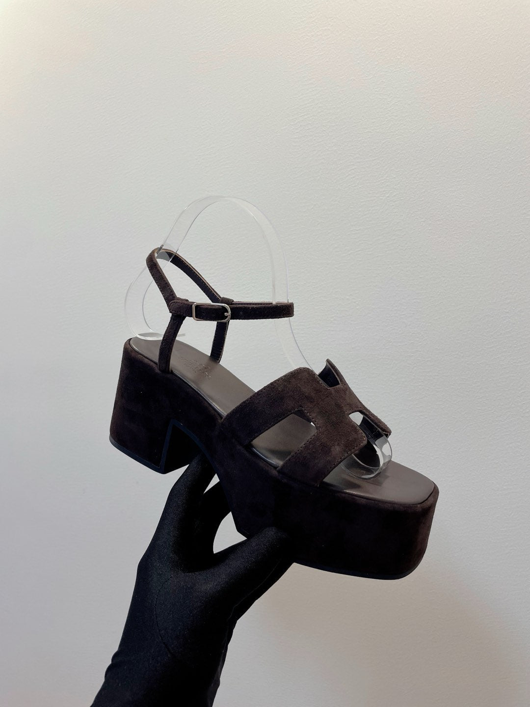 JAM 30 SANDAL IN CAROB BROWN SUEDE