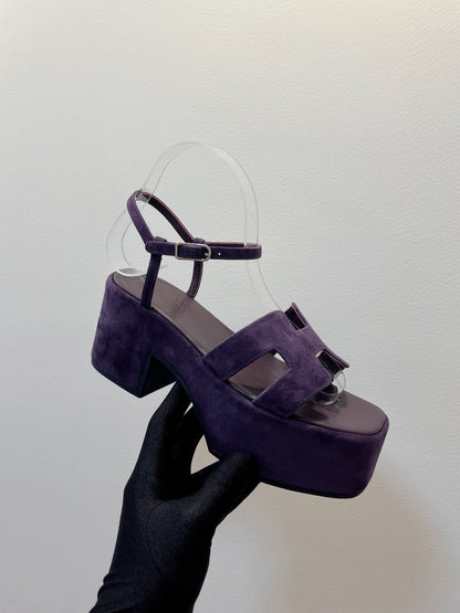 JAM 30 SANDAL IN VIOLET SUEDE