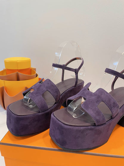 JAM 30 SANDAL IN VIOLET SUEDE
