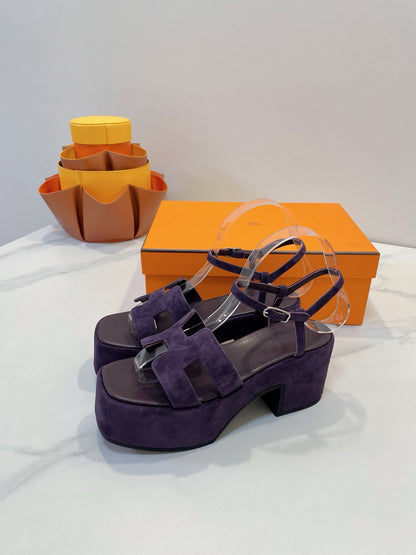 JAM 30 SANDAL IN VIOLET SUEDE