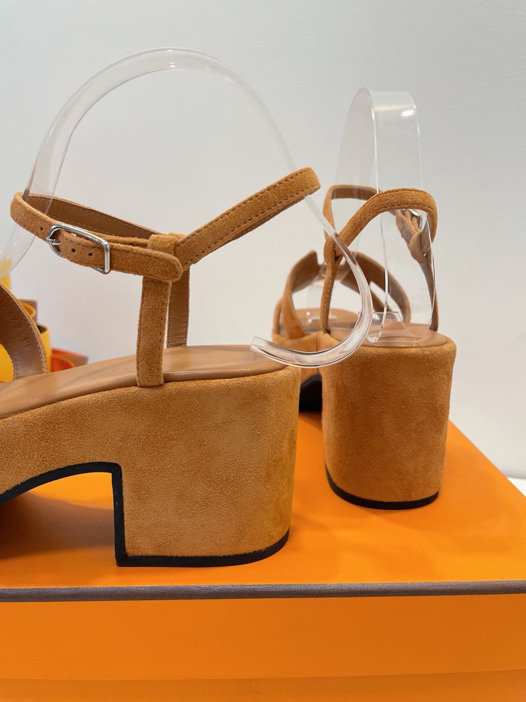 JAM 30 SANDAL IN CINNAMON BROWN SUEDE